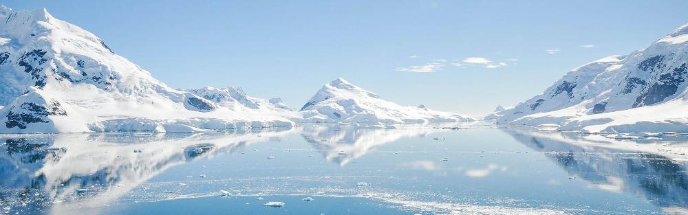 Photo d'un paysage localisé en Antarctique