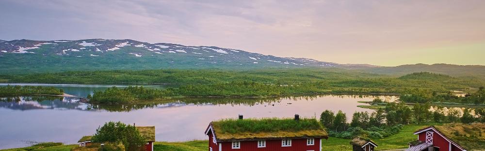 Photo d'un paysage localisé en Suède